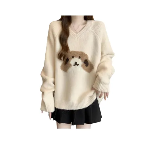 GUOZHEN Абрикос Женский Трикотаж