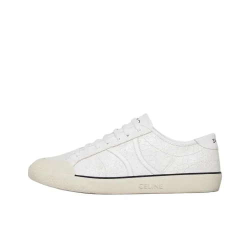 CELINE Низкие кроссовки для скейтбординга Мужские Белые