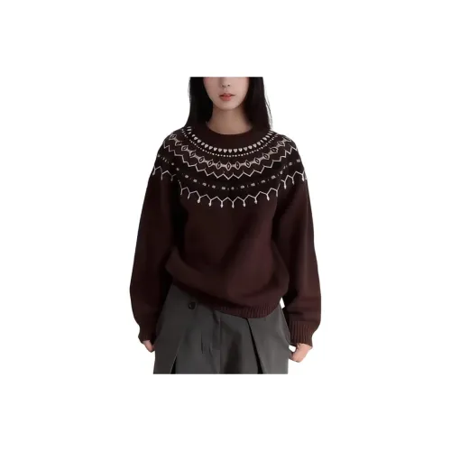 TUOFEI Коричневый Унисекс Трикотаж