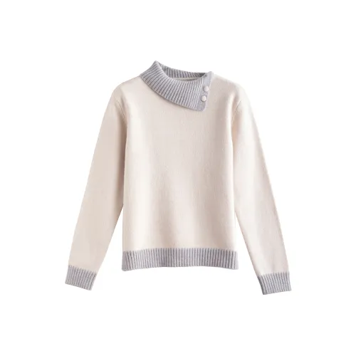 Tonlion Абрикосовый Серый Женский Свитер