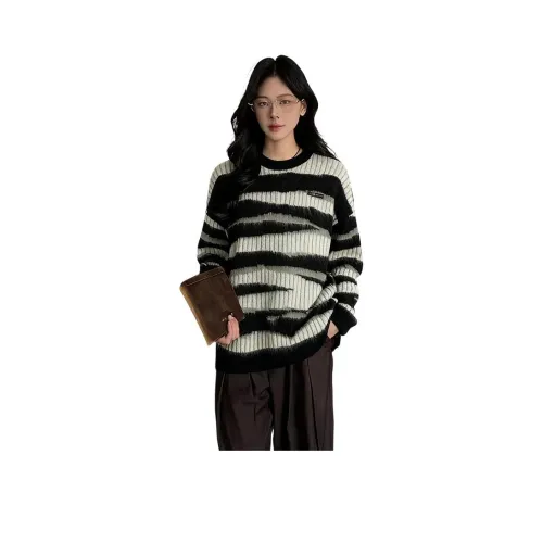 LANGQING Черный Женский Трикотаж