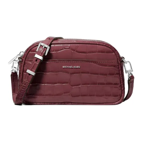 MICHAEL KORS Jet Set Кожа Camera Сумка Плечевая Сумка Маленькая Женская Бордовая