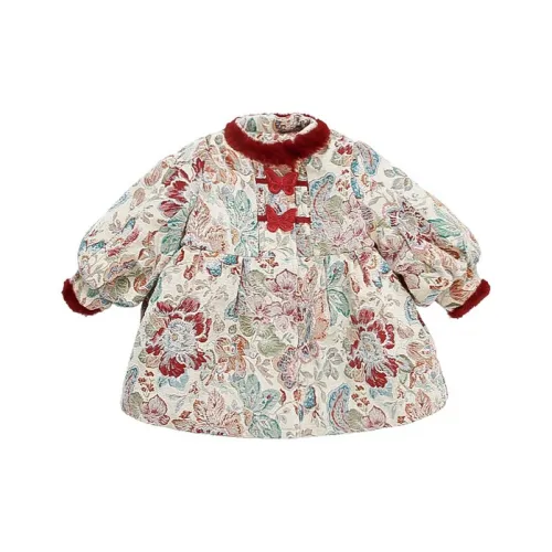 Деревянные дома Хлопковый пуховик для детей 3-7 лет