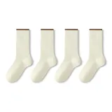 4-Пачка (4 Кремово-белый)