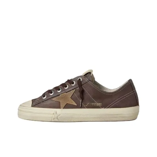 Golden Goose V Star Low Top Скейтборд Кроссовки Женские Коричневые
