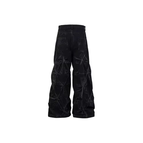 PLQV Черные Мужские Джинсы