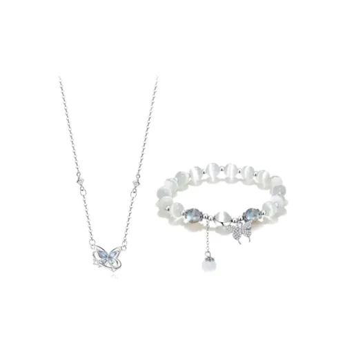 I YOU Цветное глазурное нефритовое ожерелье для женщин