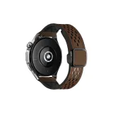 Кожа "Сумасшедшая лошадь" - темно-кофейный