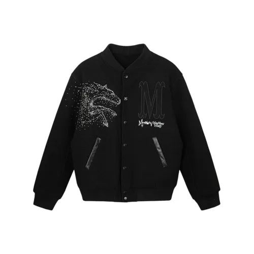 MOONWAV Бейсбольная куртка Пальто Унисекс