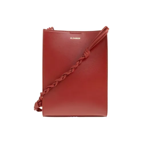 JIL SANDER Телячья кожа Сумка через плечо Маленькая Женская Темно-красная