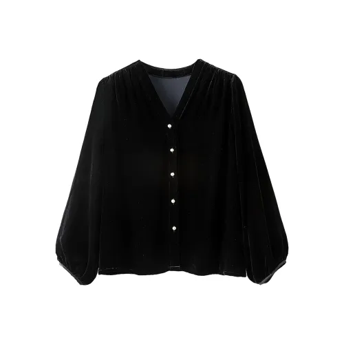 Cypress House Черные Женские Рубашки