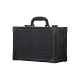 Чёрный, узор крокодила, большой