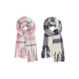 Розовый Белый + Серый Белый