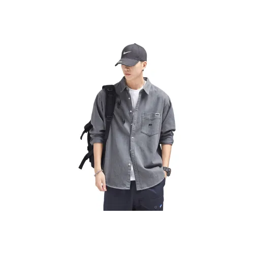 FAIRWHALE Wind Style Collection Длинный рукав рубашка унисекс