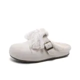 Бежевый [с флисовой подкладкой] [с кружевными шнурками]