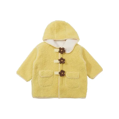 Mu Qingqing Желтый Kids Шерстяное пальто