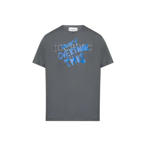 Айсберг Серый Мужская T-Рубашка