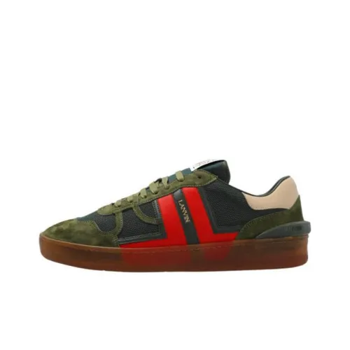 Lanvin Clay Low Top Скейтборд Кроссовки Мужские Зеленые