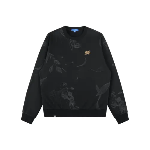 FAIRWHALE Черный Мужской Свитшот