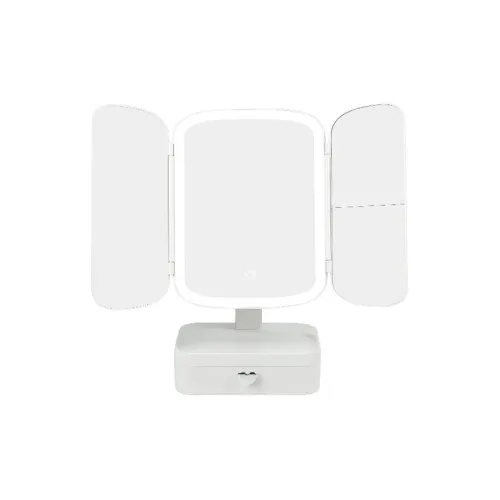 PureLove с Свет Fill Спальня Стол Портативный Женский Сложный Сетка Красный MAKE UP Зеркала