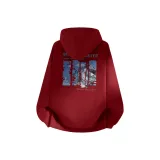 [Memory Foam Утолщенный и с Флисовой Подкладкой] Бордовый (Логотип на груди “Frozen Mountain”_Логотип “Frozen Mountain” на спине)