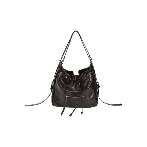 URBAN REVIVO Сумка через плечо из искусственной кожи женская темно-красный коричневый