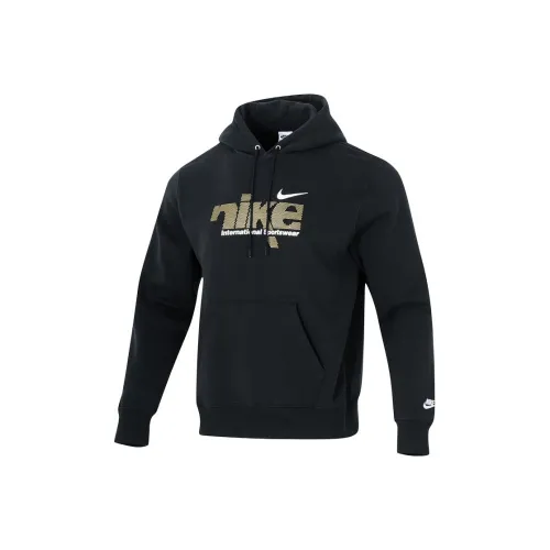 nike Мужские черные свитшоты