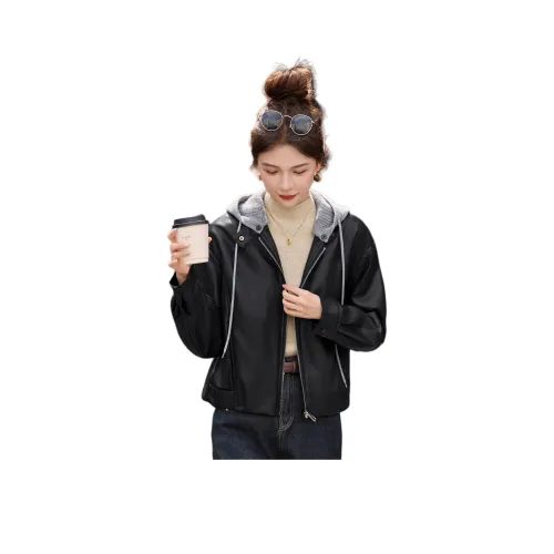 Куртка из кожи Kangaroo женская