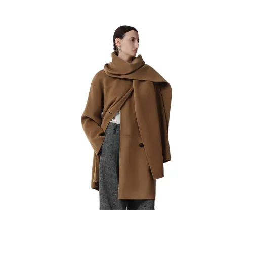 FABRIQUE Верблюжий цвет Женское пальто