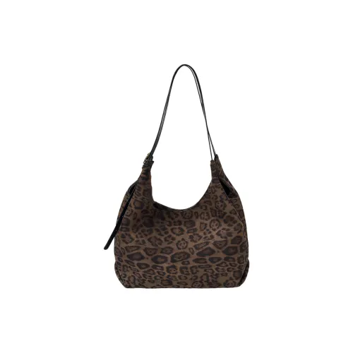 BAODIDAISHU Замша Плечевая сумка Стандартная Женская Кофейно-коричневая