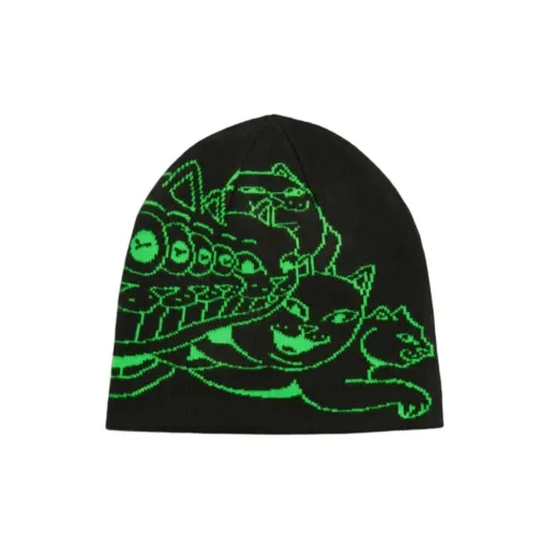 PUMA x RIPNDIP Акриловые шапки-бини унисекс зеленый черный