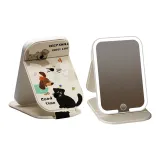 [Большая емкость Трехцветный Меняющийся свет] Черный кот Щенок