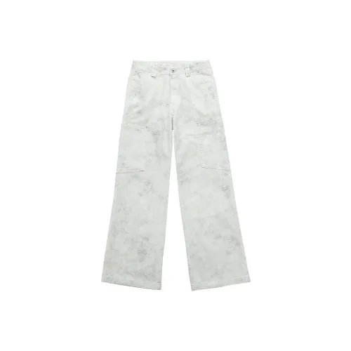 STRANGER LAB Мраморный Ячмень Унисекс Джинсы