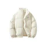 [Воротник-стойка с наполнителем] Белый (Ma Pen End Light and Shadow Логотип на груди)