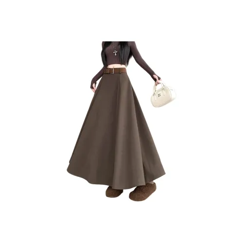 Mu Xiao Xin Повседневный Длинный Юбка Женские