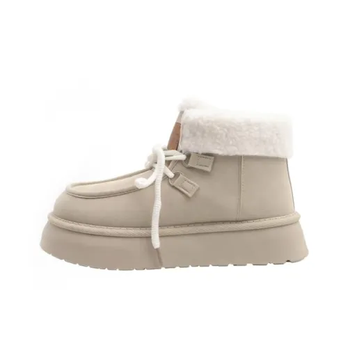 GULIA Сноубутсы Минималистский стиль Бежевый Женские