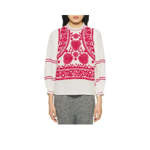 ANTIK BATIK HUGARIAN Вышитая рубашка-блюза Женская