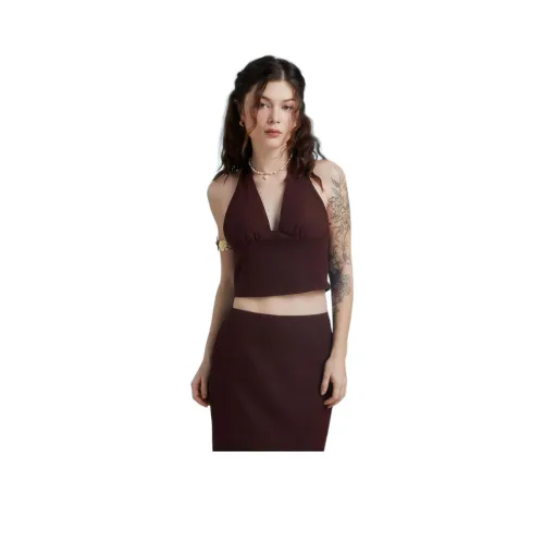 FTTHR Коричневый Женские T-рубашки