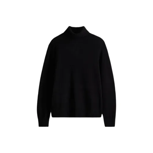 H M Черные Мужские Свитера