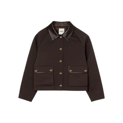 Sandro Коричневый Желтый Женские пуховики