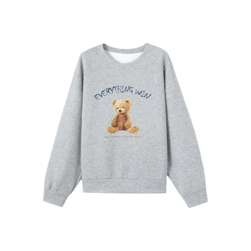 DX.DAXI Фотиния Серый Женский Свитшот