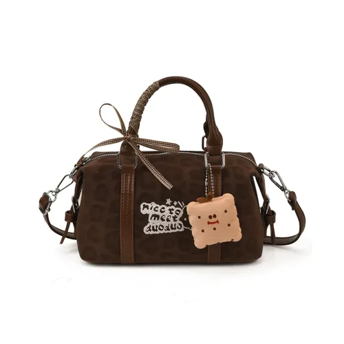 AUNG ПУ (полиуретан) Сумка через плечо Стандартная Кофейная с леопардовым принтом Матовая Коричневая с леопардовым принтом Белая с леопардовым принтом Кофейная