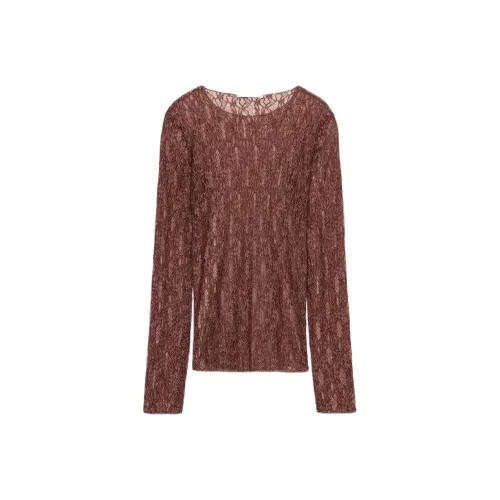 ZARA Зебра с принтом коричневый женские T-рубашки