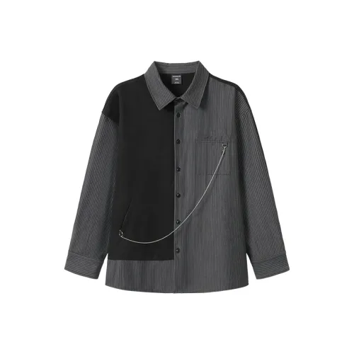 WAYNEXZAVIER Мужские Черные Рубашки