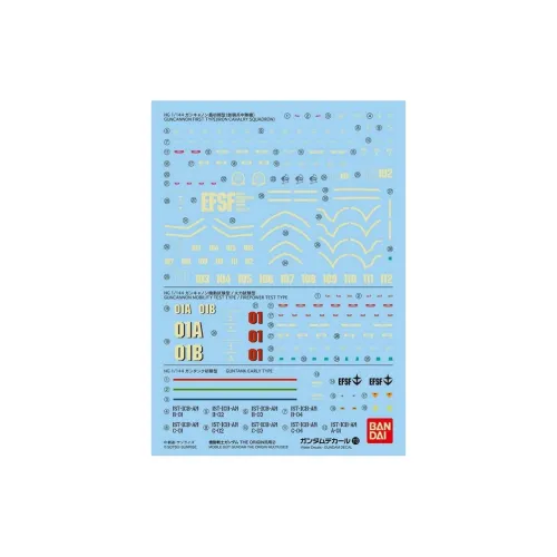 BANDAI Gundam Вода Наклейка Мобильный воин Гандам THE ORIGIN Наборы для аппликаций