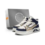 Бежевый синий