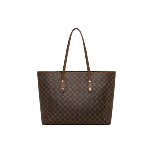 Younger Song Сумка Tote из синтетической кожи сумка через плечо женская кофейного цвета