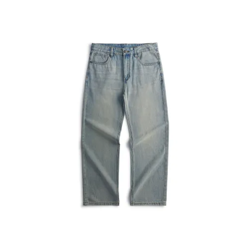 98SQUID Ностальгические Светло-Синие Унисекс Джинсы