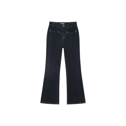 DIALOGUE Синий Черный Деним Женские Джинсы