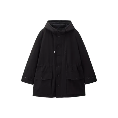 Giordano 09 Черный Мужской пуховик